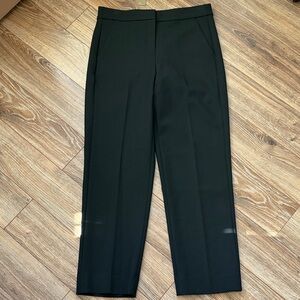 J. Crew Kate Black Straight Trouser Pants